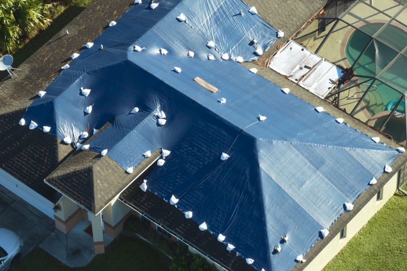 Service Locations for Roof Tarp Installation